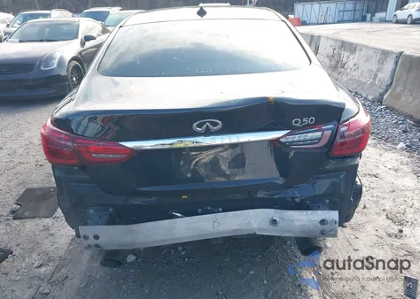 2018 Infiniti Q50 3.0T Luxe from USA, damaged, VIN JN1EV7AP7JM356941